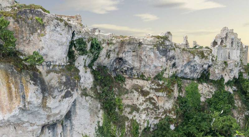 Modélisation 3D par relevé des données aériennes à Penne en Aveyron